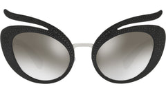Miu Miu Catlook Frame Sunglasses For Women In Black