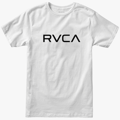 RVCA Mens T-Shirt In White & Black