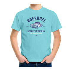 Boerboel Boys Cotton T-shirt In Light Blue