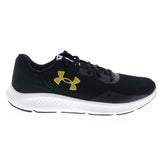 Under Armour Mens Charged Pursuit 3 Sneakers In Black/White/Gold