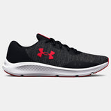 Under Armour Mens Charged Pursuit 3 Twist In Black/White/Red
