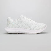 Under Armour Womens Charged Breeze Shoes In White & Grey
