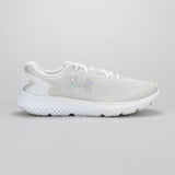 Under Armour Womens Charged Rouge 3 Knit Shoes In White & Grey