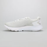 Under Armour Womens Charged Rouge 3 Knit Shoes In White & Grey