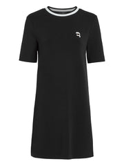 Karl Lagerfeld Womens Ikon Patch Dress In Black