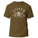 Sniper Mens Afrika T-Shirt In Coyote