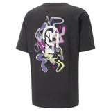 Puma Mens Neymar Jr Creativity Graphic T-Shirt In Black