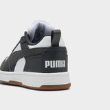 Puma Boys Rebound V6 Lo Ac+ Inf Shoes In Grey & White