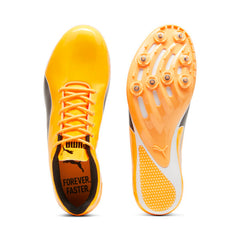 Puma Boys Evospeed 14.5 Sprint Shoes In Orange