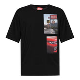 Diesel Mens T-Boxt-T3 Relazed T-Shirt In Black