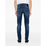 Replay Mens Anbass Jeans In Indigo Blue