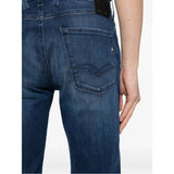 Replay Mens Anbass Jeans In Indigo Blue