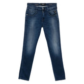Replay Mens Anbass Jeans In Indigo Blue