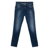 Replay Mens Anbass Jeans In Indigo Blue