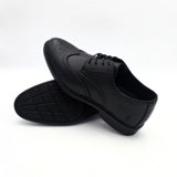 Hush Puppies Mens Alaric Leather Shoes In Black