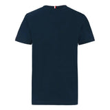 Tommy Hilfiger Boys Script Flag Print T-Shirt In Navy