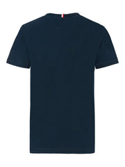 Tommy Hilfiger Boys Script Flag Print T-Shirt In Navy