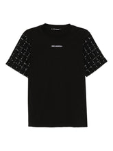 Karl Lagerfeld Womens Boucle Related T-Shirt In Black