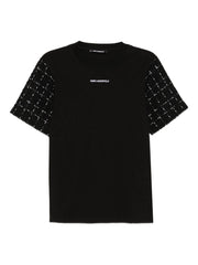 Karl Lagerfeld Womens Boucle Related T-Shirt In Black