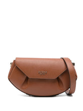 Guess Amorrete Flap Crosbody Bag In Cognac