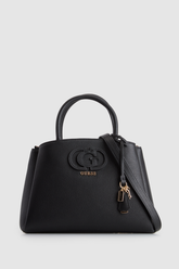 Guess Isola Multi Compartment Black Satchel