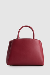 Guess Isola Multi Compartment Satchel Burgandy