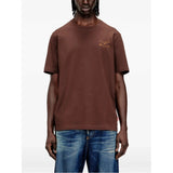 Diesel Mens T-Adjust-V5 T-Shirt In Chocolate
