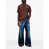 Diesel Mens T-Adjust-V5 T-Shirt In Chocolate