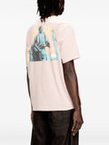 Diesel Mens T-Adjust-V10 T-Shirt In Dusty Red