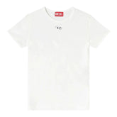 Diesel Ladies T-Uncutieslong-Od T-Shirt In White