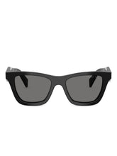 Prada Geometric Sunglasses For Women In Black
