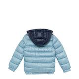 Guess Boys Hooded Padded Long Sleeve Puffer In Blue