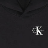 Calvin Klein Unisex Small Monogram Hoodie In Black