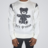 Pure Premium White Angela Sweater