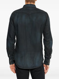 Diesel Mens D-Vega T-Shirt Top In Black Blue