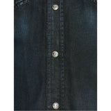 Diesel Mens D-Vega T-Shirt Top In Black Blue