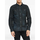 Diesel Mens D-Vega T-Shirt Top In Black Blue