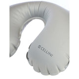 Cellini Accessories Inflateable Travel Pillow In Grey