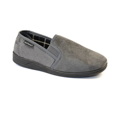 Hush Puppies Mens Bravo Slippers In Grey