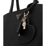 Guess Bolena Shoulder Satchel Bag In Black