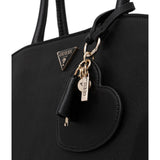 Guess Bolena Shoulder Satchel Bag In Black