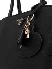 Guess Bolena Shoulder Satchel Bag In Black