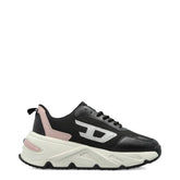Diesel Womens Savannah Tulu Shoes In Black & White