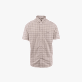 Pringle Mens Oscar Short Sleeve Classic Oxford Shirt In Stone
