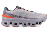 On Mens Cloudmonster Exclusive Shoes In Pearl & Flame