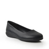 Green Cross Womens Flat Slip On Pump In Black