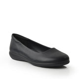 Green Cross Womens Flat Slip On Pump In Black