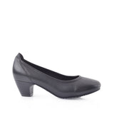 Green Cross Ladies Lh Slip On Court Shoes In Black