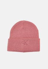 Calvin Klein Acc Monogram Embro Beanie Dusty Pink