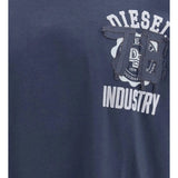 Diesel Mens T-Norm V14 T-Shirt In Dark Blue